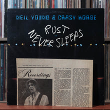 Load image into Gallery viewer, Neil Young, Crazy Horse Rust Never Sleeps PROMO W/ PRESS KIT 1979 Reprise VG+/VG 11
