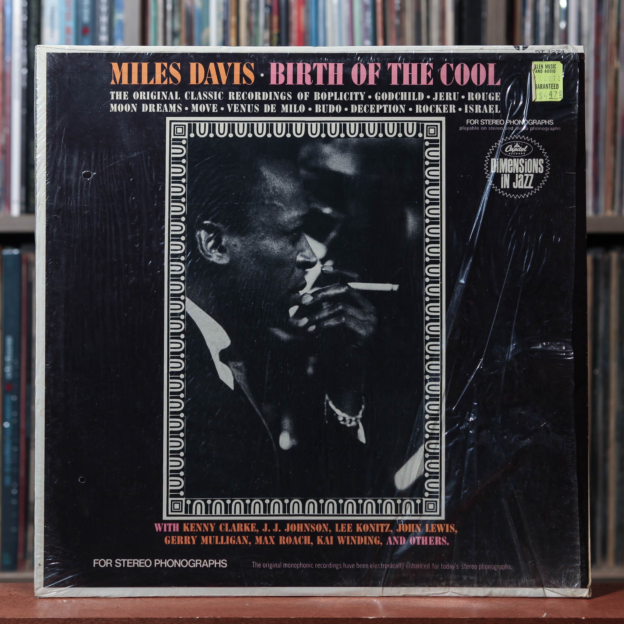 Miles Davis - Birth Of The Cool - w/ SHRINK - 1969 Capitol, VG/VG