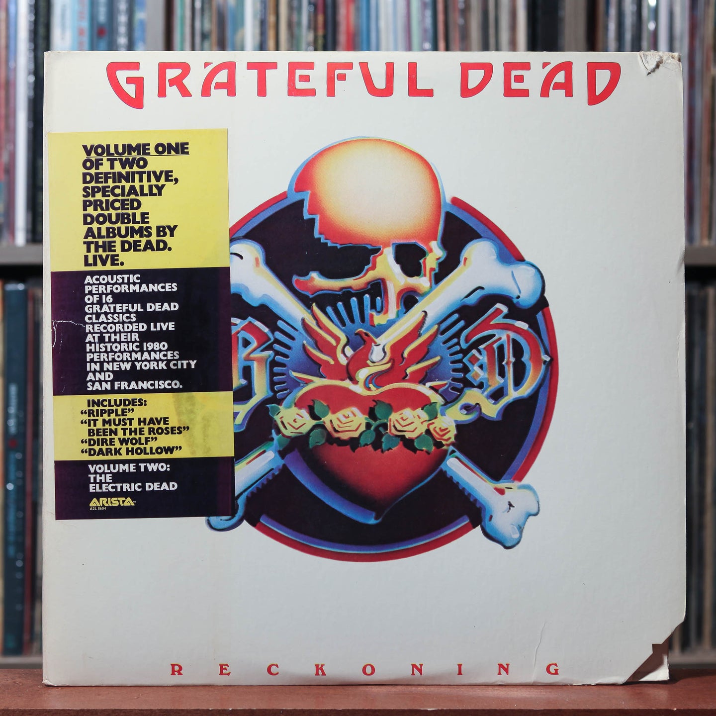 The Grateful Dead - Reckoning - PROMO W&frasl; PRESS KIT - 2LP 1981 Arista,