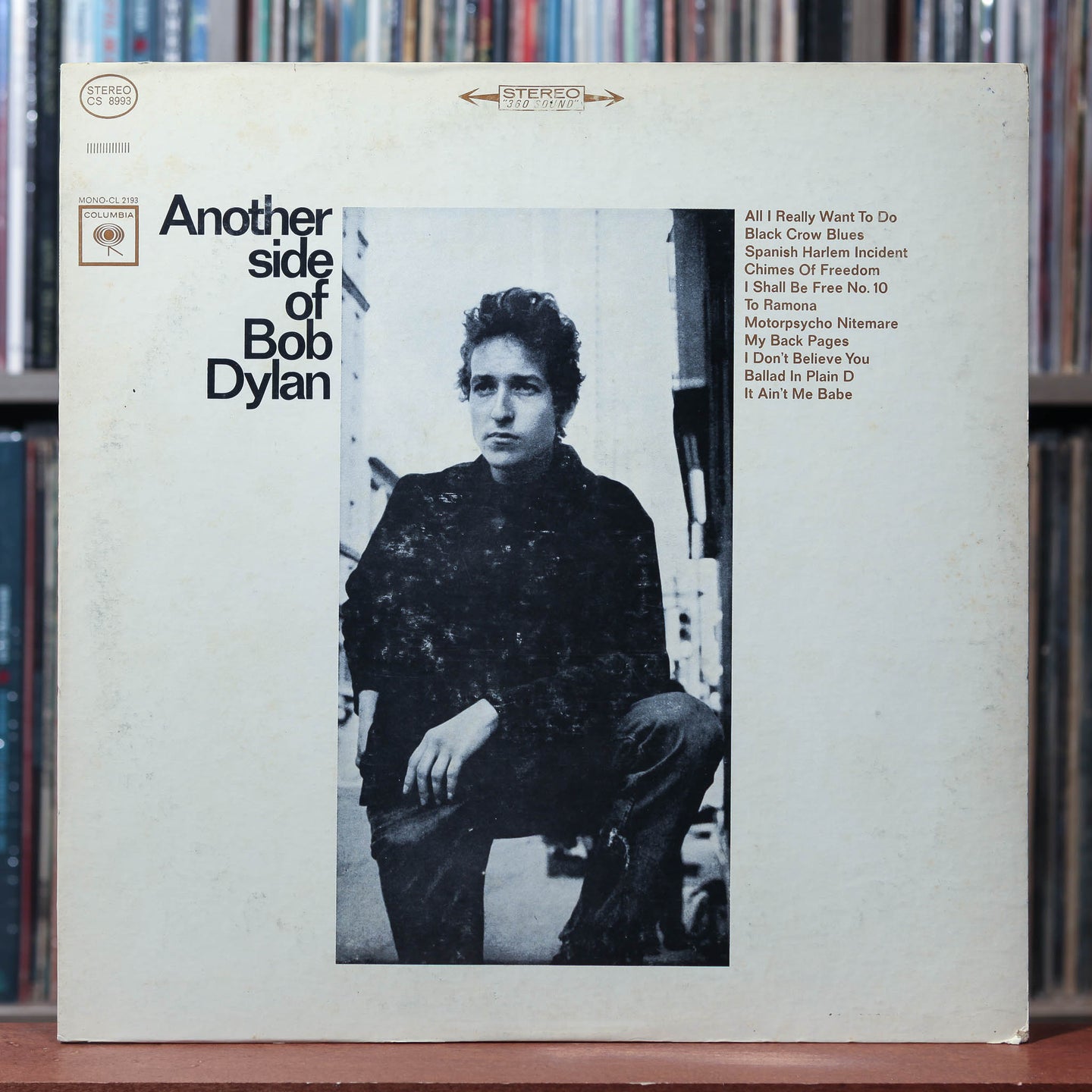Bob Dylan - Another Side Of Bob Dylan - 1975 Columbia, VG/VG