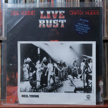 Load image into Gallery viewer, Neil Young Crazy Horse Live Rust PROMO PRESS RELEASE, PHOTO 1979 Reprise VG/VG+ 9
