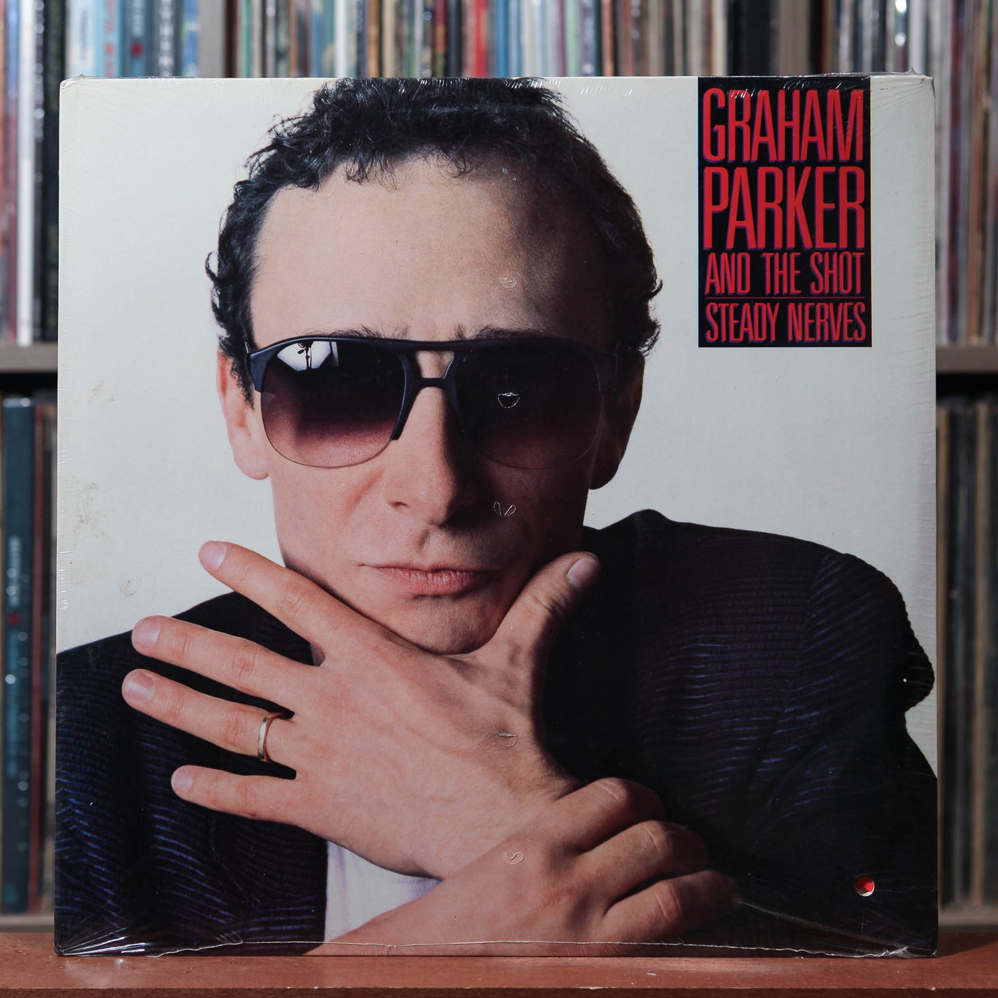 Graham Parker And The Shot - Steady Nerves - 1985 Elektra, SEALED