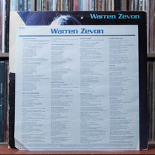Load image into Gallery viewer, Warren Zevon - Warren Zevon - W/ INSERT Vinyl - 1976 Asylum, VG/EX 6
