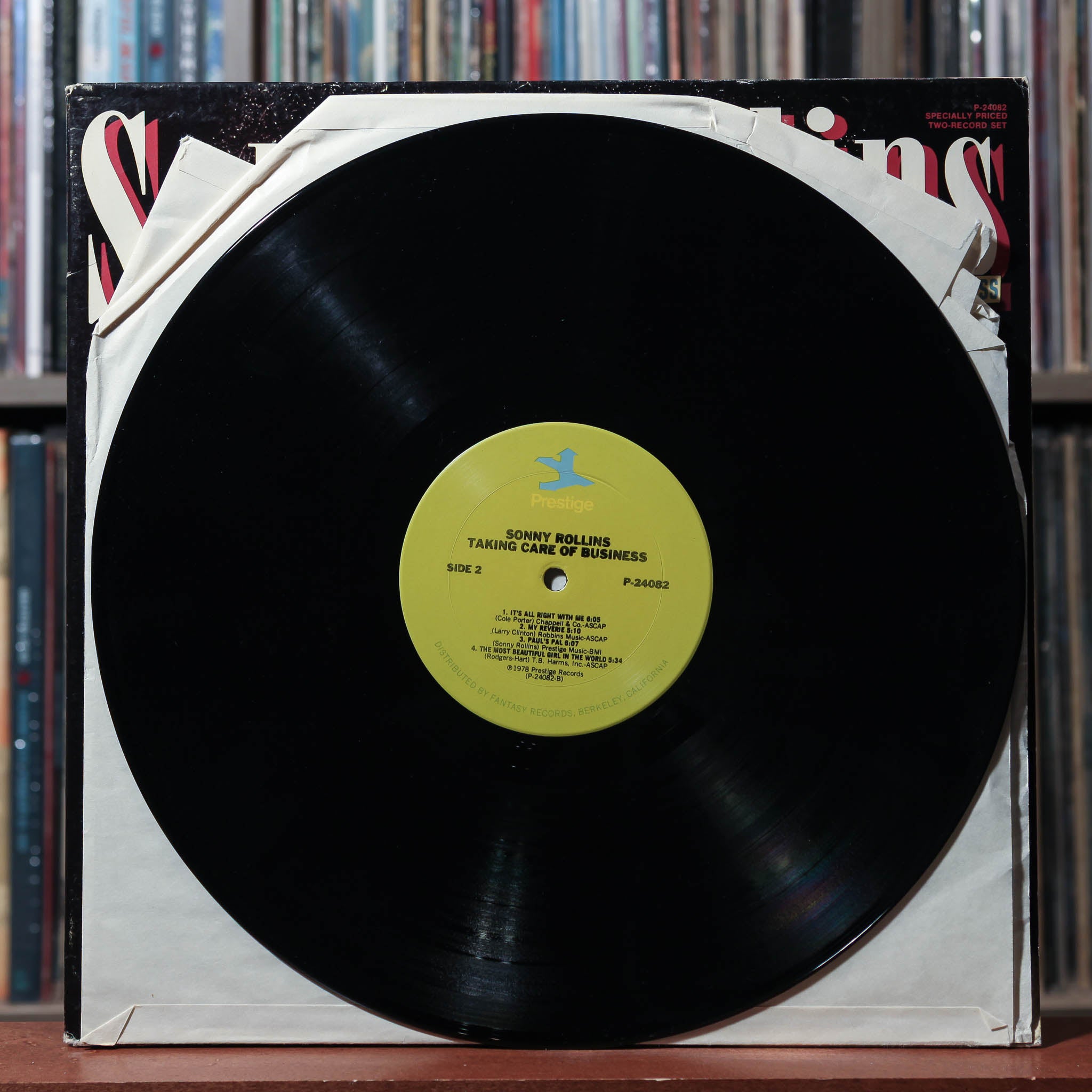 Sonny Rollins - Taking Care Of Business - PROMO - 2LP 1978 Prestige, V