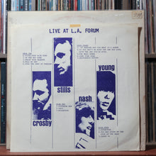 Load image into Gallery viewer, Crosby, Stills, Nash &amp; Young - Live At L.A. Forum - 1971 2LP, VG/VG 1
