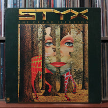 Load image into Gallery viewer, Styx - The Grand Illusion - POSTER 1977 A&amp;M, VG/VG+ 1
