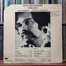Load image into Gallery viewer, John Abercrombie, Jan Hammer, Jack DeJohnette - Timeless - 1975 ECM, VG/EX 2
