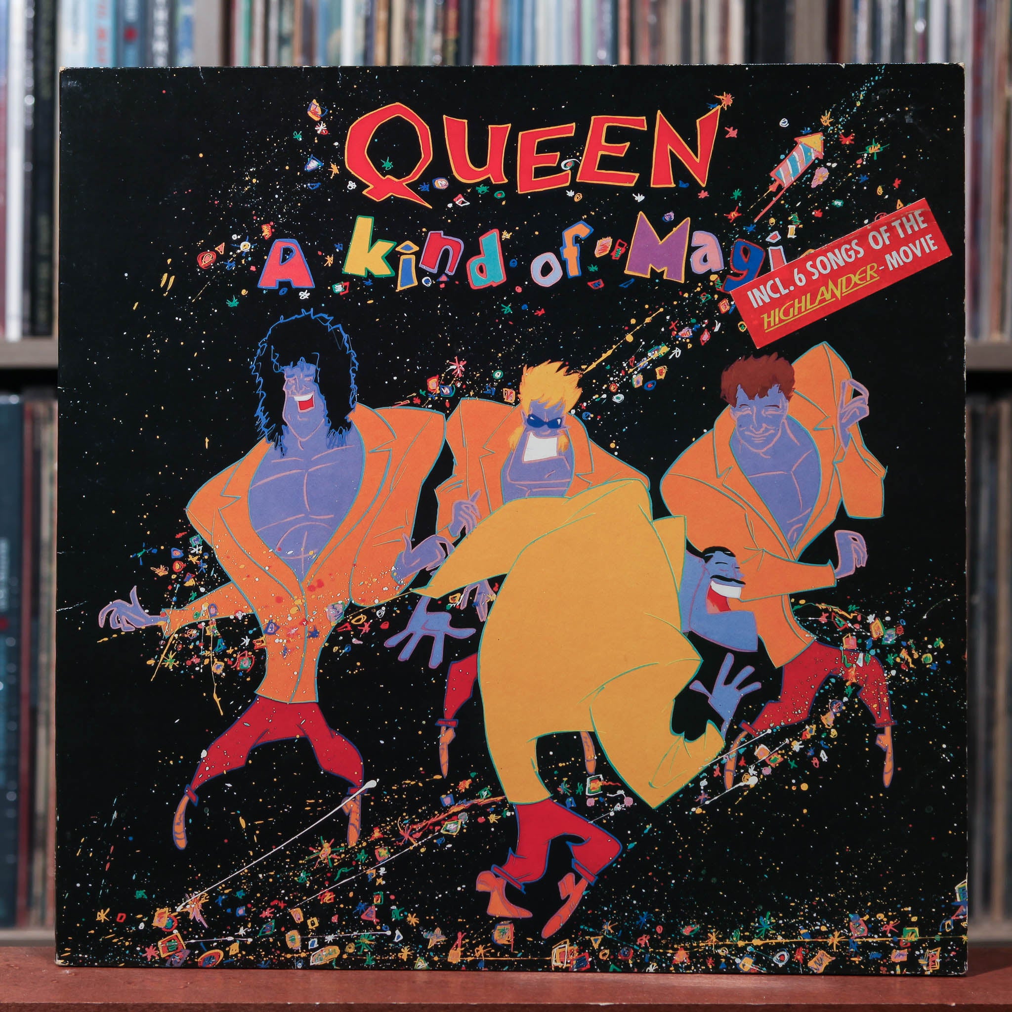 Queen - A Kind Of Magic - w/ SHRINK HYPE - Europe 1986 EMI, VG/VG