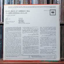 Load image into Gallery viewer, Miles Davis - At Carnegie Hall - w/ SHRINK HYPE - 1971 Columbia, VG+/EX 2
