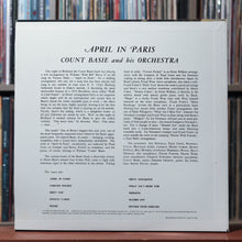 Load image into Gallery viewer, Count Basie Orchestra - April In Paris - INSERT Japan 1981 Verve, EX/NM 2
