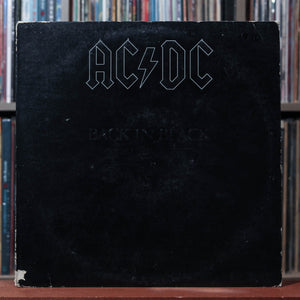 AC/DC - Back In Black - 1980 Atlantic, VG/VG