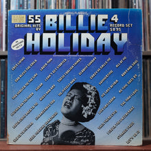 Load image into Gallery viewer, Billie Holiday - 55 Original Hits By Billie Holiday - 4LP 1973 Adam VIII Ltd 1
