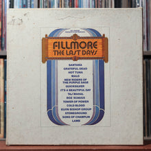 Load image into Gallery viewer, Various - Fillmore The Last Days 3LP Box Set POSTER BOOKLET 1972 Fillmore VG/VG 1
