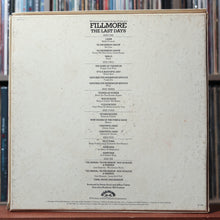Load image into Gallery viewer, Various - Fillmore The Last Days 3LP Box Set POSTER BOOKLET 1972 Fillmore VG/VG 2
