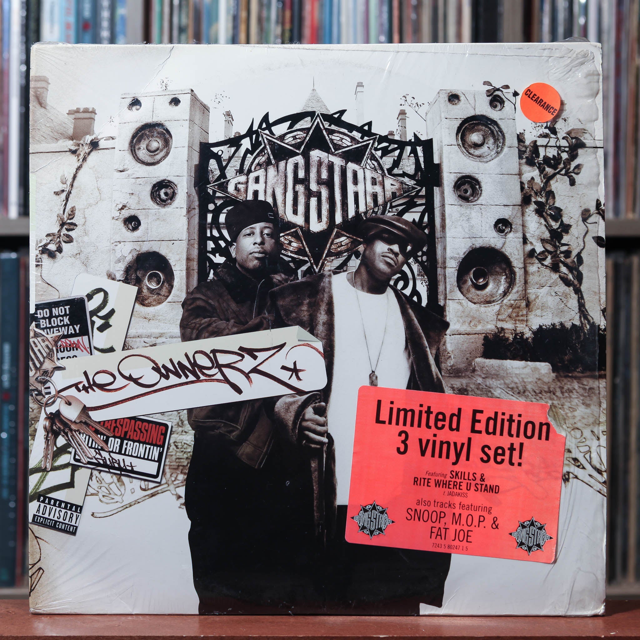 Gang Starr - The Ownerz - w/ SHRINK HYPE - 3LP 2003 Virgin, VG/VG+