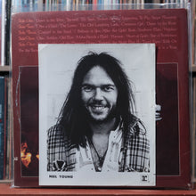 Load image into Gallery viewer, Neil Young - Decade - PROMO W/ Press release &amp; 3 photos - 3LP 1977 Reprise, VG/EX 15
