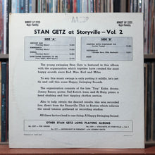 Load image into Gallery viewer, Stan Getz - At Storyville - Vol. 2 - 1957 Roost, VG/VG 2
