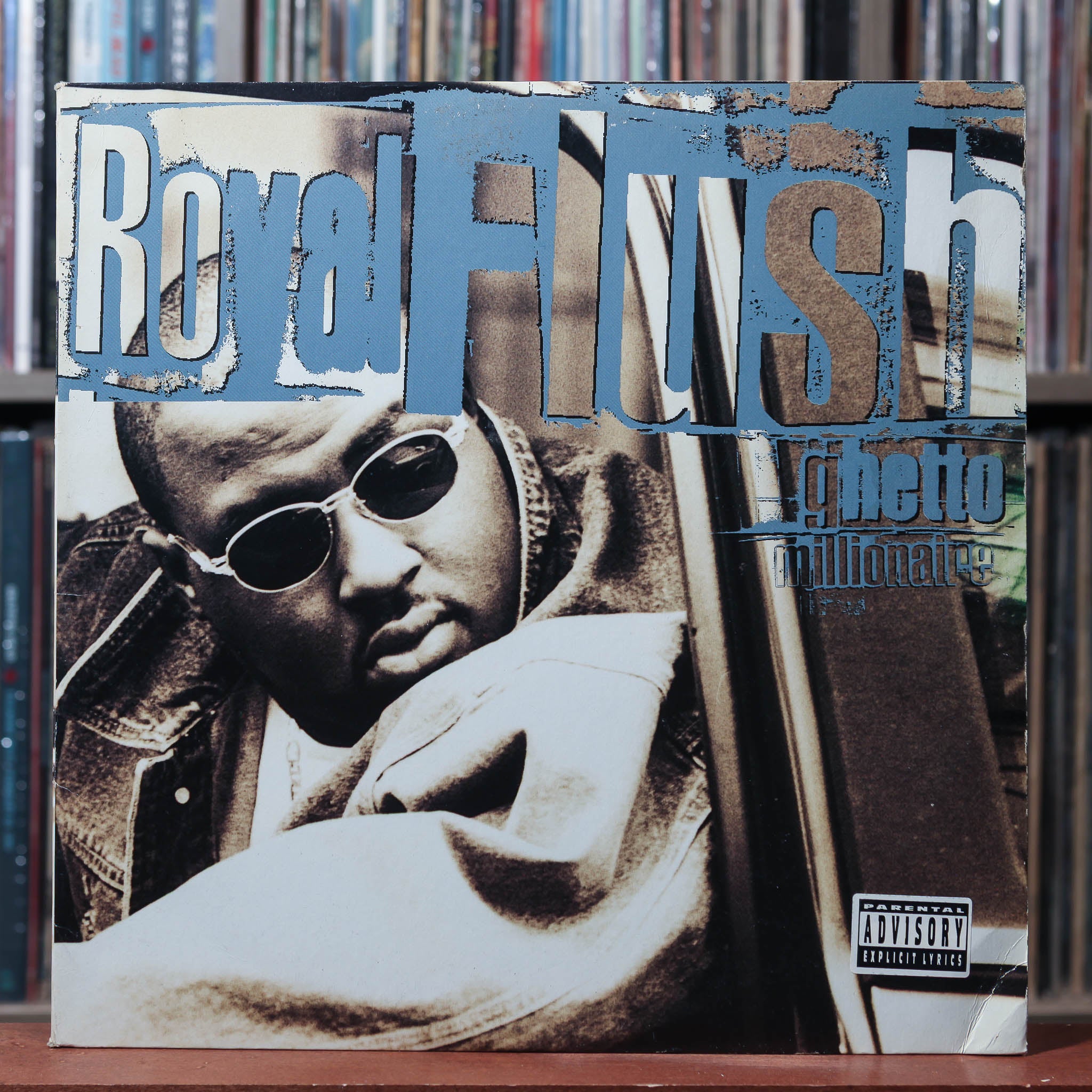 Royal Flush - Ghetto Millionaire - 1st PRESS - 2LP 1997 Blunt, VG/VG
