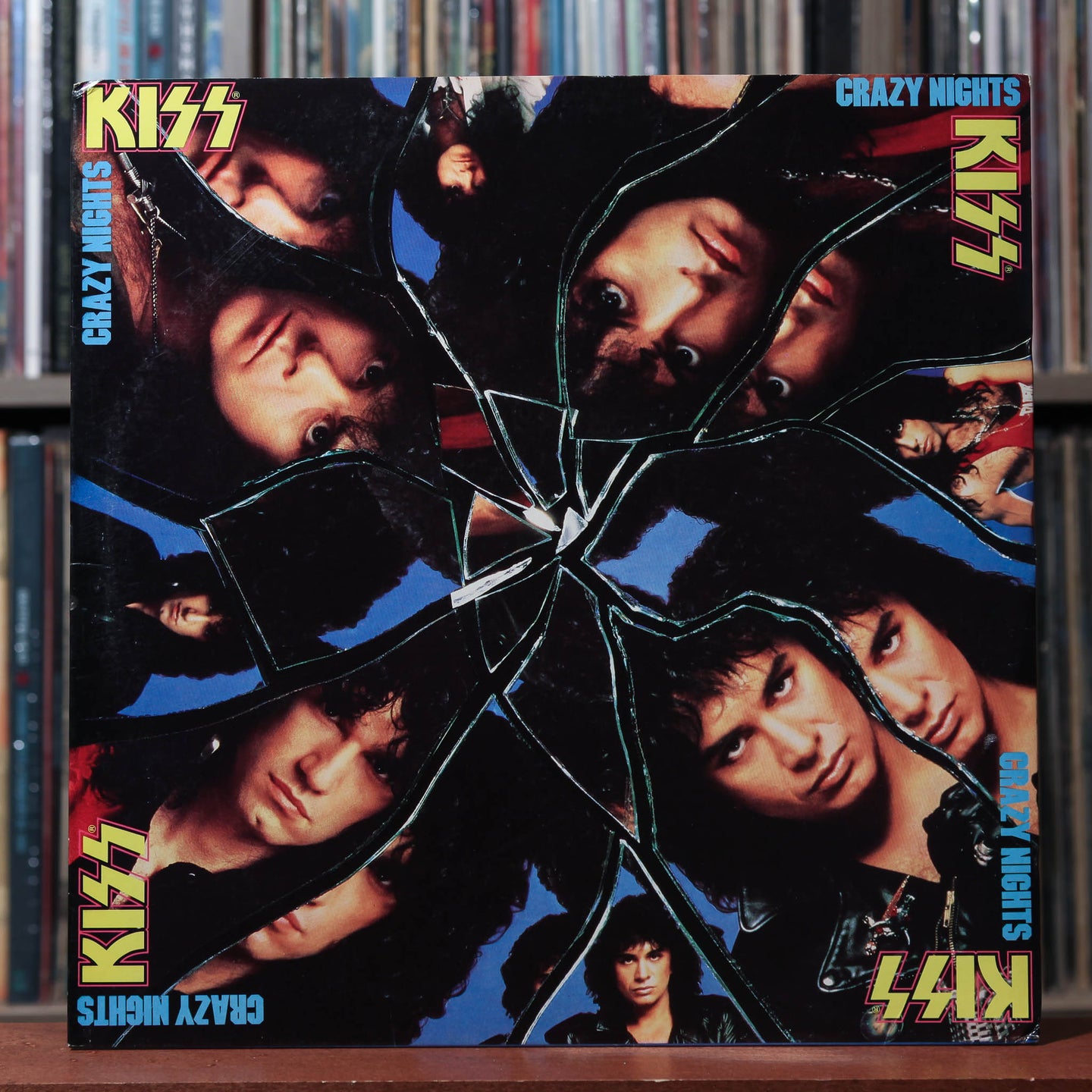 KISS Crazy Nights 日本盤 LPレコード Kiss - Crazy Nights - 1987 Mercury, VG/VG+