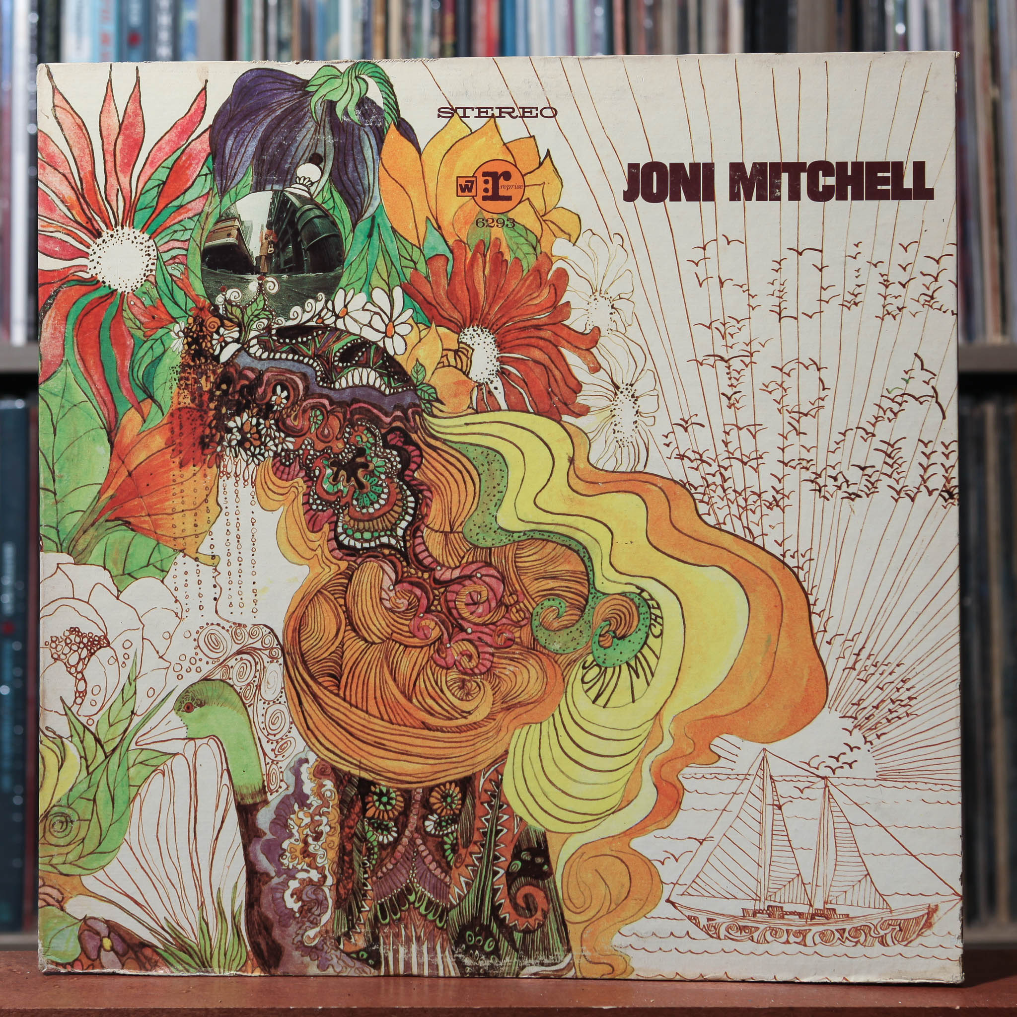 Joni MITCHELL★Song To A Seagull UK Repri Joni Mitchell - Song To A Seagull - 1970 Reprise, VG/VG