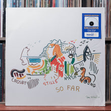 Load image into Gallery viewer, Crosby, Stills, Nash &amp; Young - So Far - Clear w/ SHRINK HYPE - 2020, EX/EX 1
