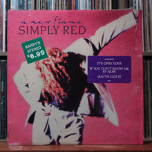 Load image into Gallery viewer, Simply Red - A New Flame - SHRINK HYPE 1989 Elektra, VG/VG+ 1
