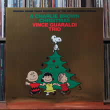 Load image into Gallery viewer, Vince Guaraldi - A Charlie Brown Christmas GREEN/YELLOW SPLATTER POSTER 2022 EX 1
