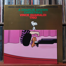 Load image into Gallery viewer, Vince Guaraldi - A Charlie Brown Christmas GREEN/YELLOW SPLATTER POSTER 2022 EX 6
