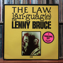 Load image into Gallery viewer, Lenny Bruce - The Law, Language And Lenny Bruce - PROMO 1974 Phil Spector VG+/EX 1
