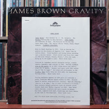 Load image into Gallery viewer, James Brown - Gravity - PROMO W/ Press Release - 1986 Scotti Bros., VG/EX 5
