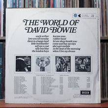 Load image into Gallery viewer, David Bowie - The World Of David Bowie - UK 1970 Decca, VG+/EX 2
