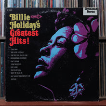 Load image into Gallery viewer, Billie Holiday - Billie Holiday's Greatest Hits! - 1970 Decca, VG/VG 1
