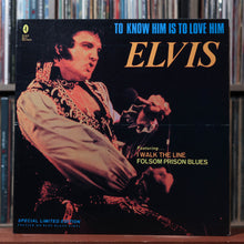 Load image into Gallery viewer, Elvis Presley - To Know Him Is To Love Him - MARBLE, 1980's Black Belt VG+/VG+ 1
