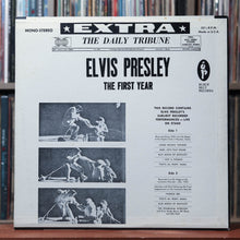 Load image into Gallery viewer, Elvis Presley - The First Year Live Dec 1954 - Feb 1955 TRANS BLUE 1980's VG/VG 2
