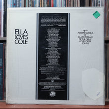 Load image into Gallery viewer, Ella Fitzgerald - Ella Loves Cole - w/ SHRINK - 1972 Atlantic, VG+/VG 2
