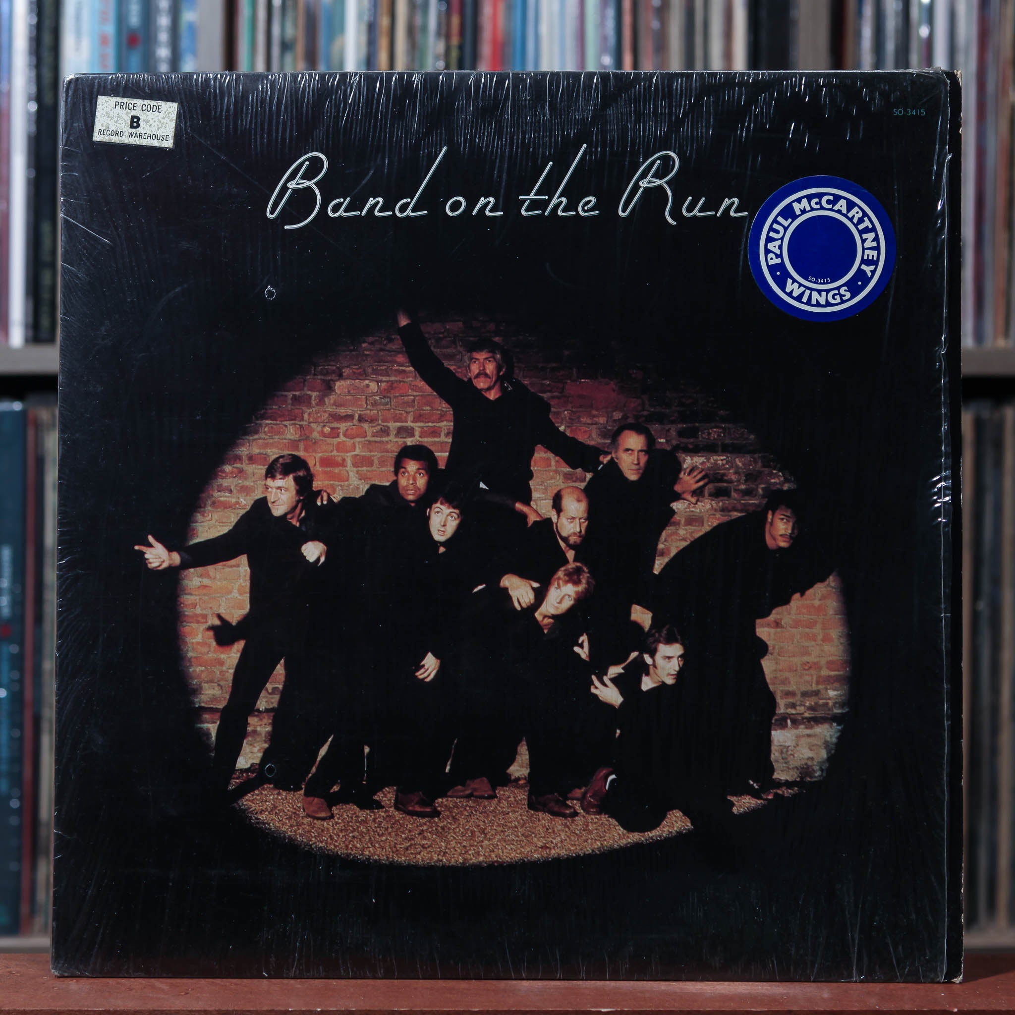 Wings - Band On The Run - w/ SHRINK - 1973 Apple, VG/VG