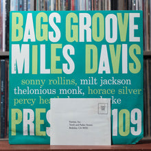 Load image into Gallery viewer, Miles Davis - Bags Groove - INSERT 1980's Original Jazz Classics, VG/NM 5
