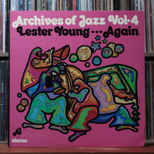 Load image into Gallery viewer, Lester Young - Archives Of Jazz Vol-4 Lester Young...Again - 1980's AJ, VG/EX 1
