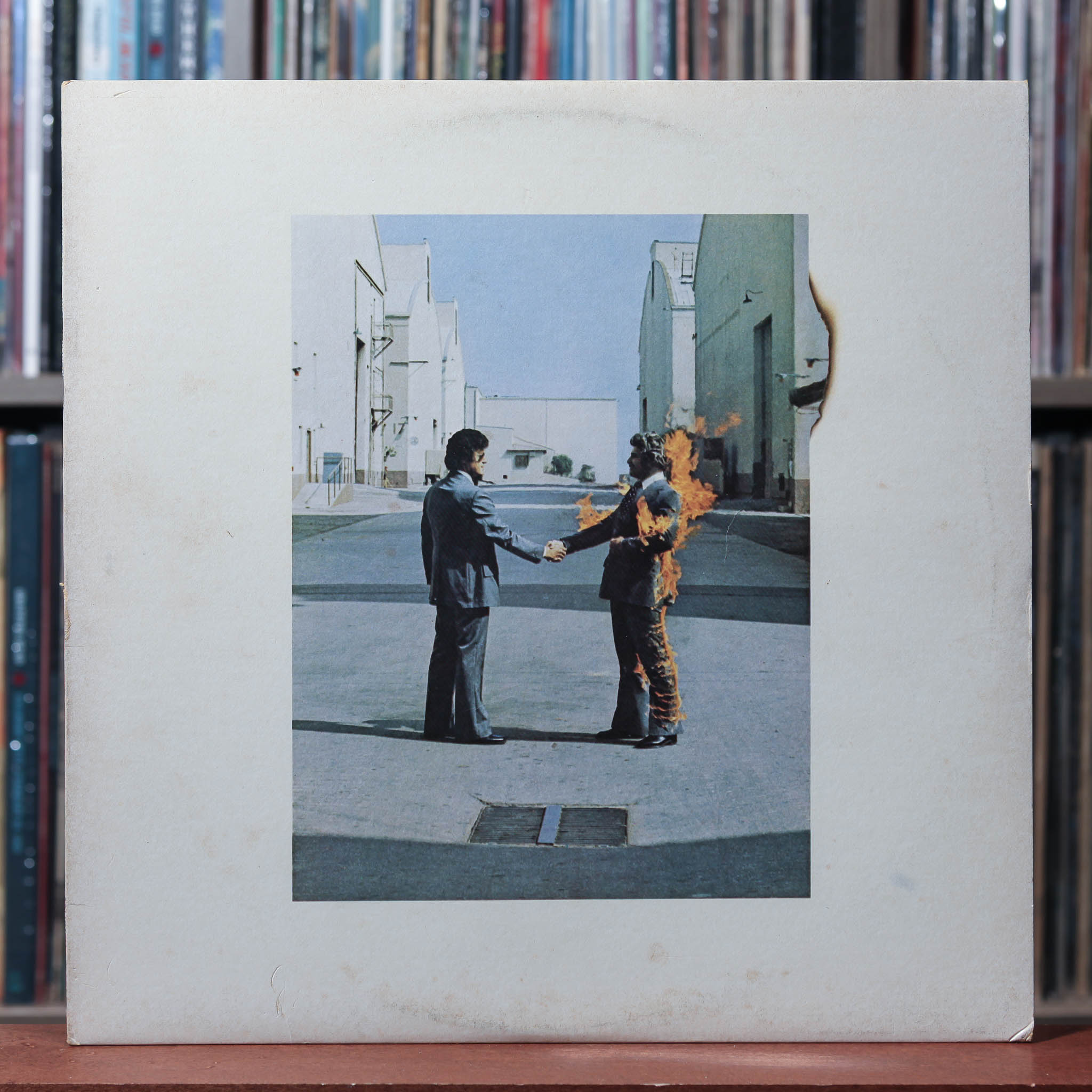 Pink Floyd - Wish You Were Here - W/ POSTCARD Vinyl - 1975 Columbia, V