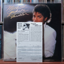 Load image into Gallery viewer, Michael Jackson - Thriller - MISPRINT W/ INSERT 1st PRESS - 1982 Epic, VG+/VG 5
