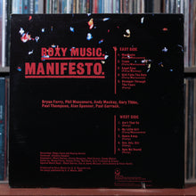 Load image into Gallery viewer, Roxy Music - Manifesto - W/ PRESS RELEASE 1979 ATCO, VG+/EX 2
