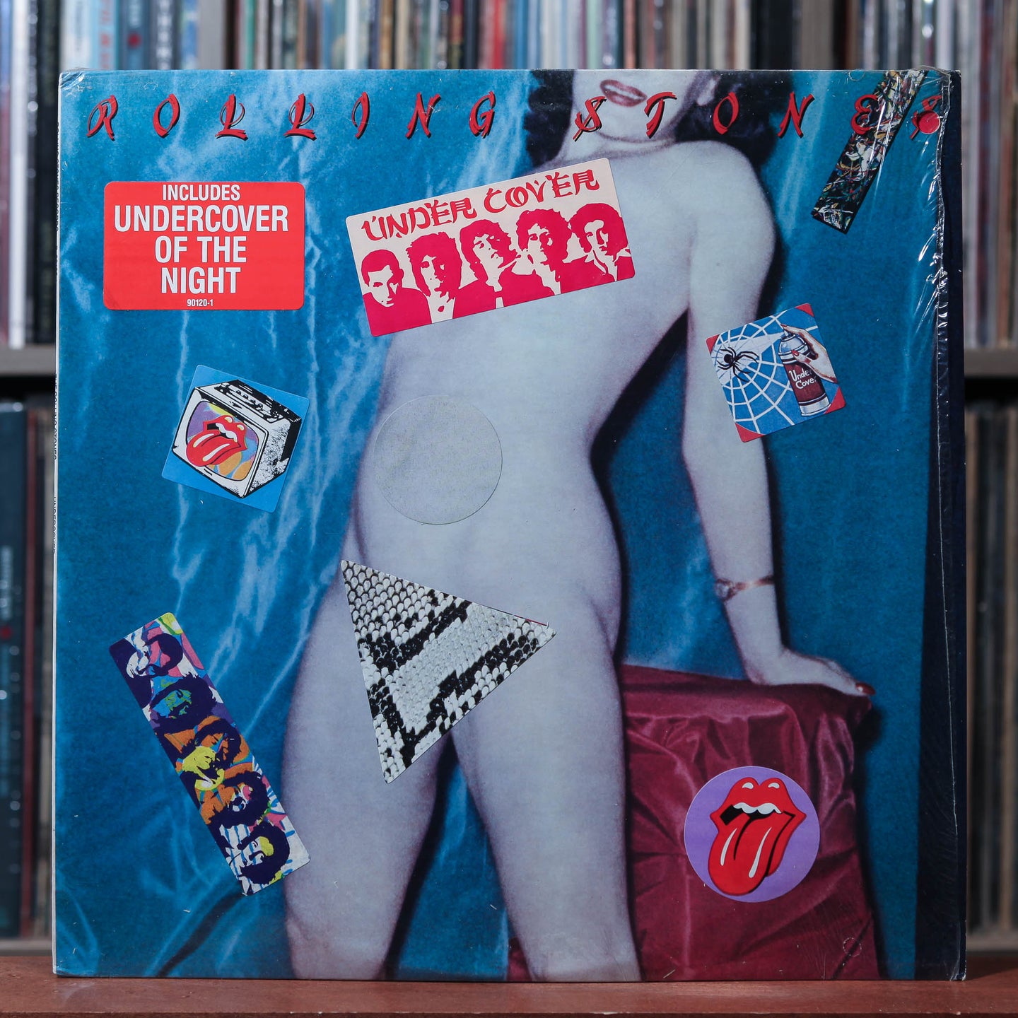The Rolling Stones - Undercover - w/ SHRINK HYPE & INSERT - 1983 Rolli