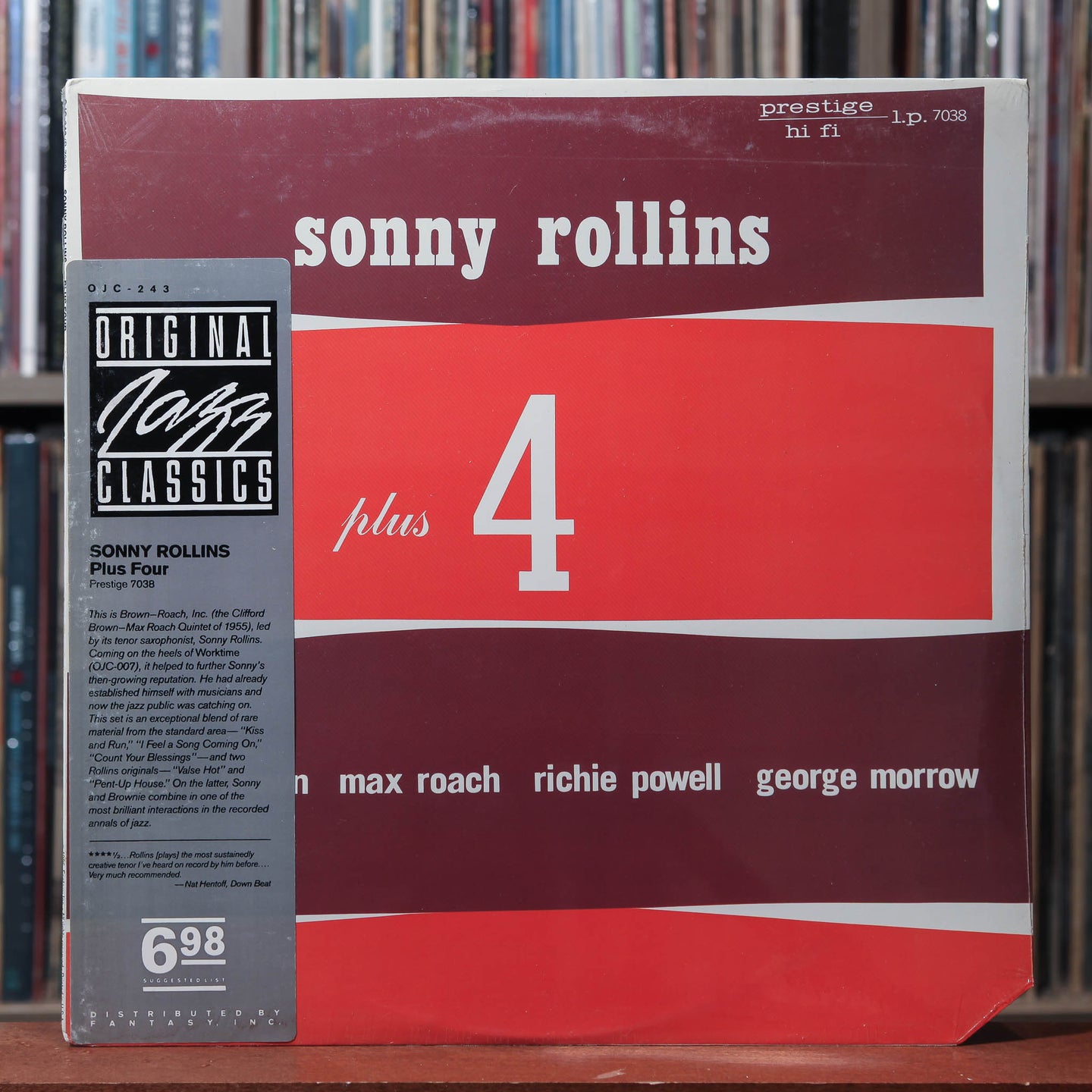 Sonny Rollins - Plus 4 - 1986 Original Jazz Classics, SEALED