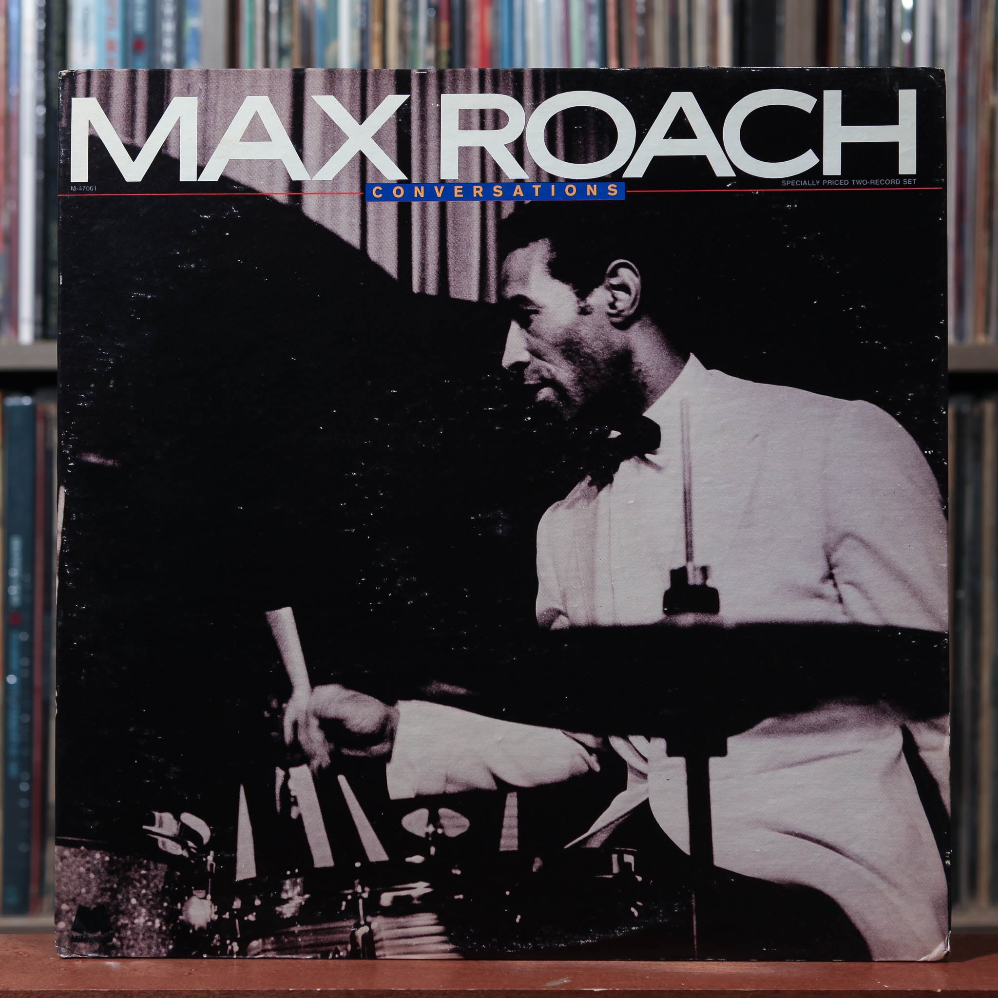 Max Roach - Conversations - PROMO - 2LP 1981 Milestone, VG+/VG+