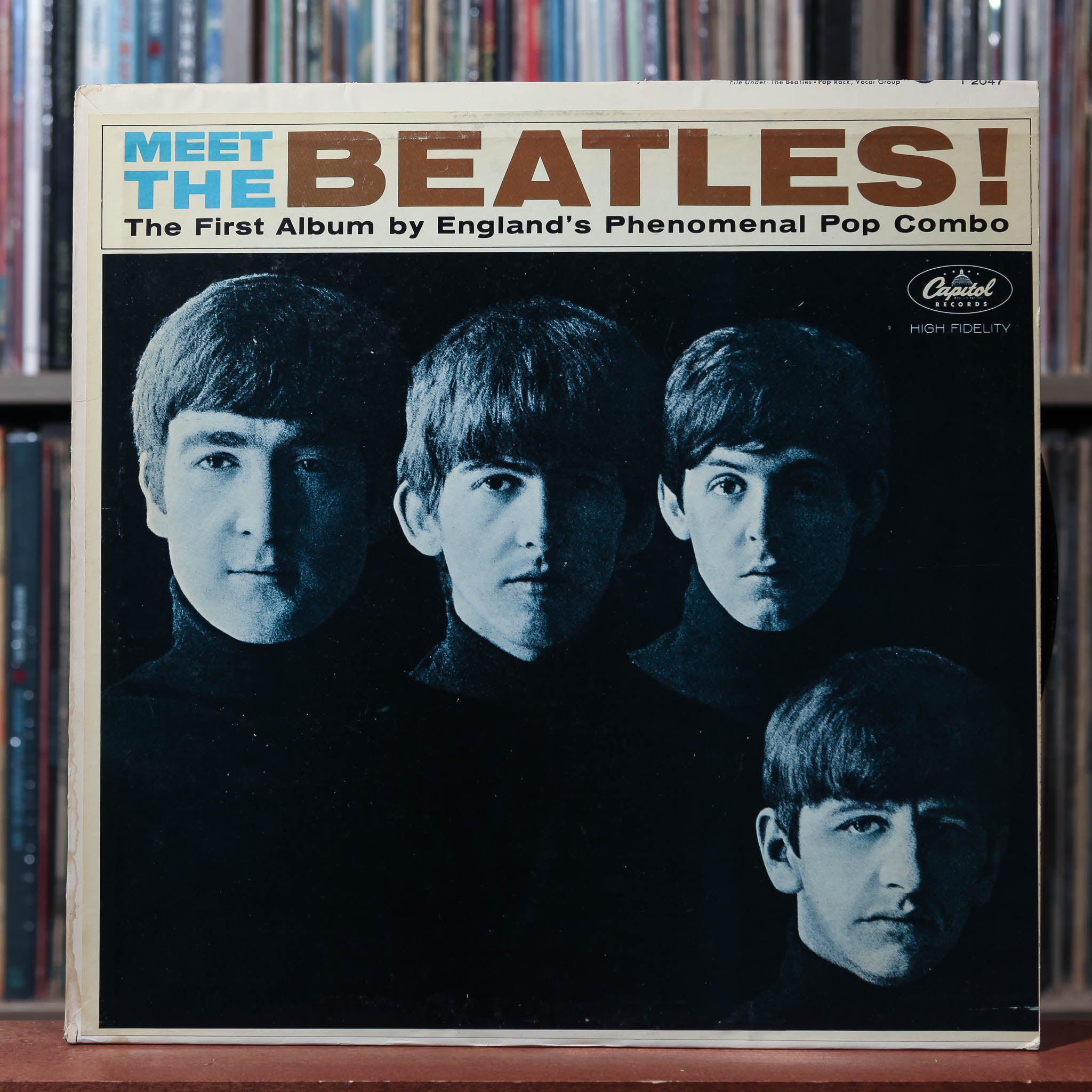 The Beatles - Meet The Beatles! - MONO - 1964 Capitol, VG+&frasl;VG