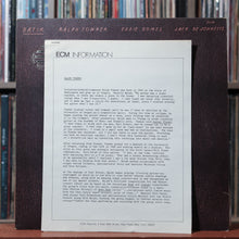 Load image into Gallery viewer, Ralph Towner - Batik - PROMO W/ PRESS PHOTO &amp; RELEASE - 1978 ECM, VG+/VG 5
