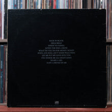 Load image into Gallery viewer, AC/DC - Back In Black - 1980 Atlantic, VG/VG 2
