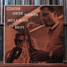 Load image into Gallery viewer, Stan Getz, Gerry Mulligan - Getz Meets Mulligan In Hi-FI - 1957 Verve, VG/VG 1
