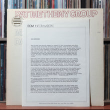 Load image into Gallery viewer, Pat Metheny Group - Self Title PROMO W/ PRESS RELEASE &amp; PHOTOS - 1978 ECM VG+/EX 5
