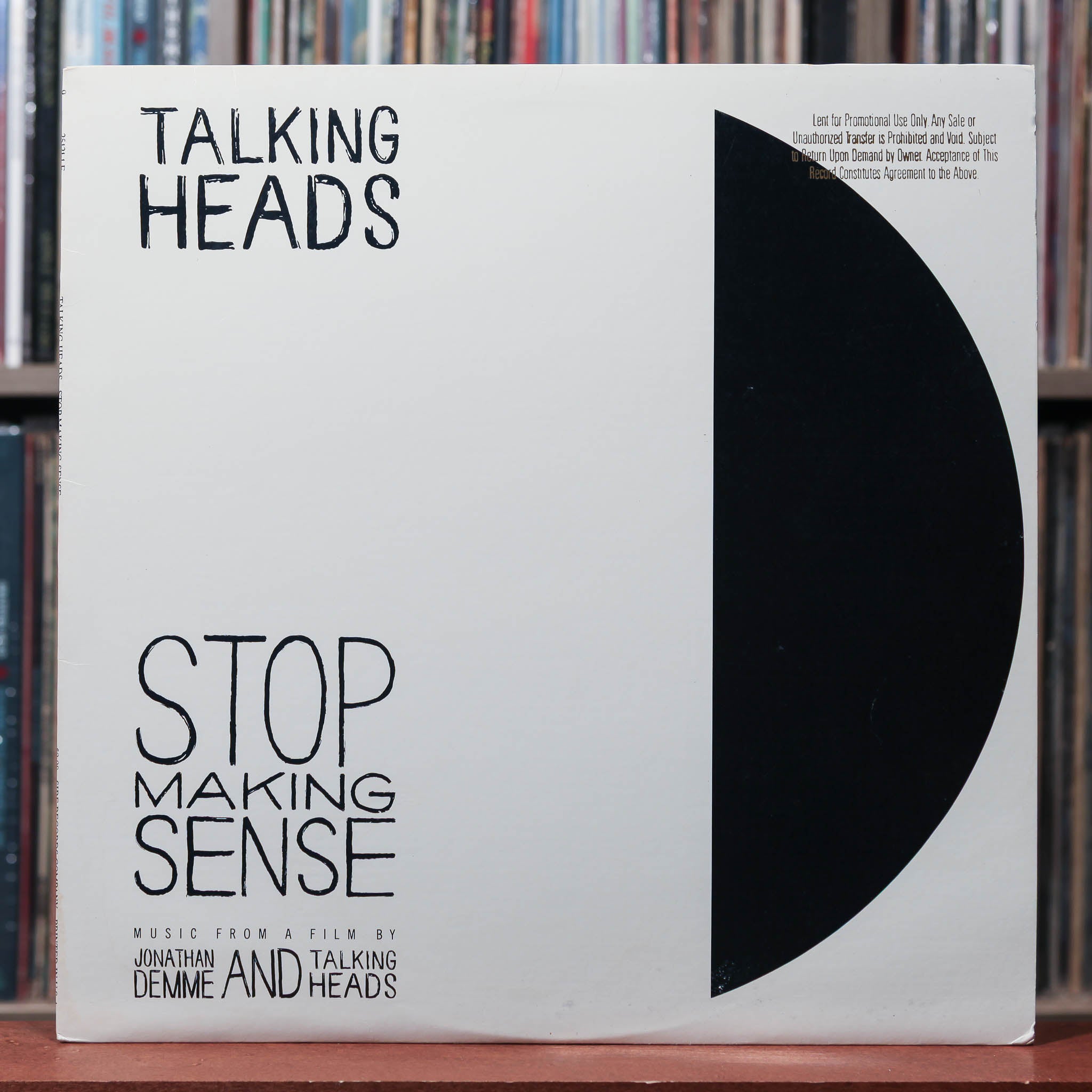 Talking Heads - Stop Making Sense - PROMO W/ BOOKLET - 1984 Sire, VG+/